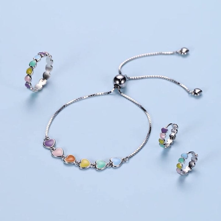 Sterling Silver Dog Paw Print Bracelet – Adjustable Bracelet