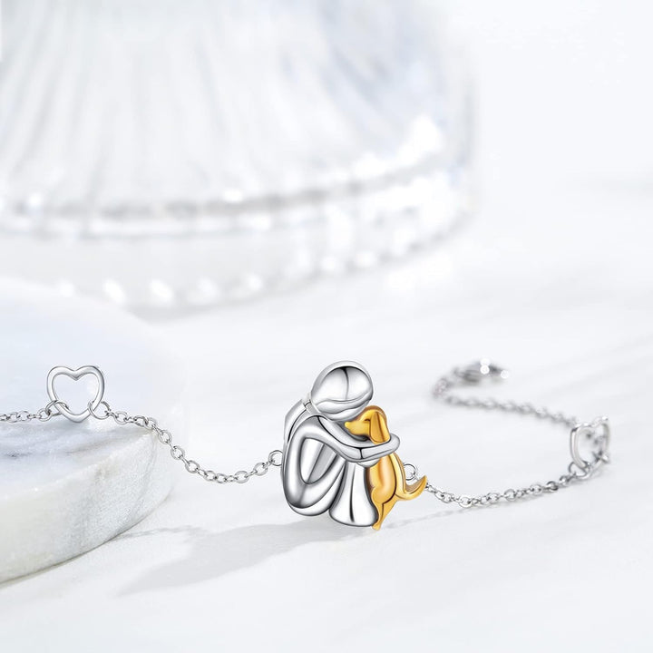 Adjustable Dog-Themed Friendship Bracelet