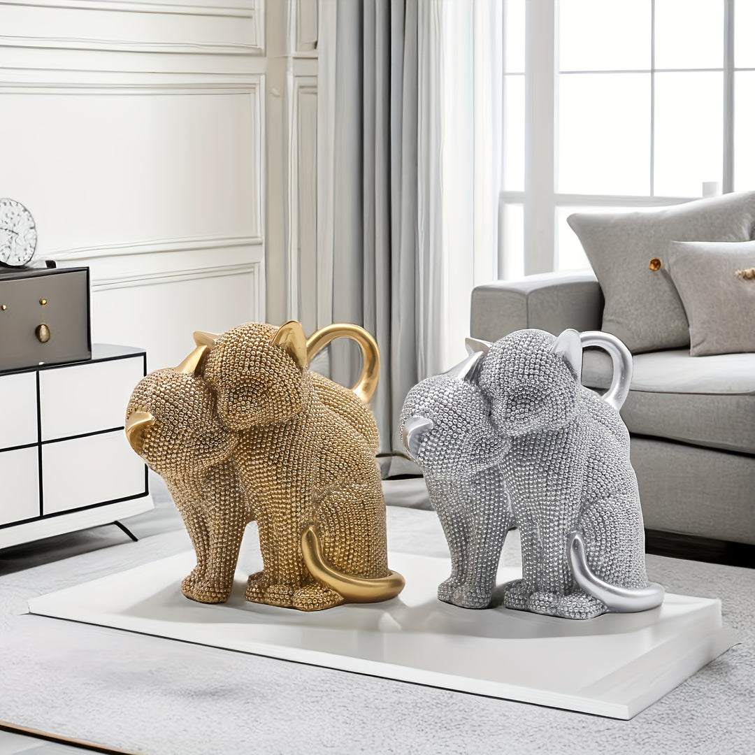 Elegance Cat Pair Sculpture