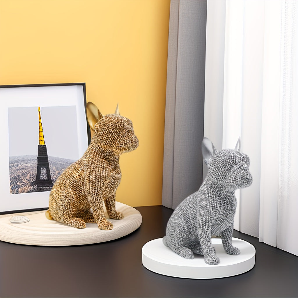 Brave French Bulldog Sculpture