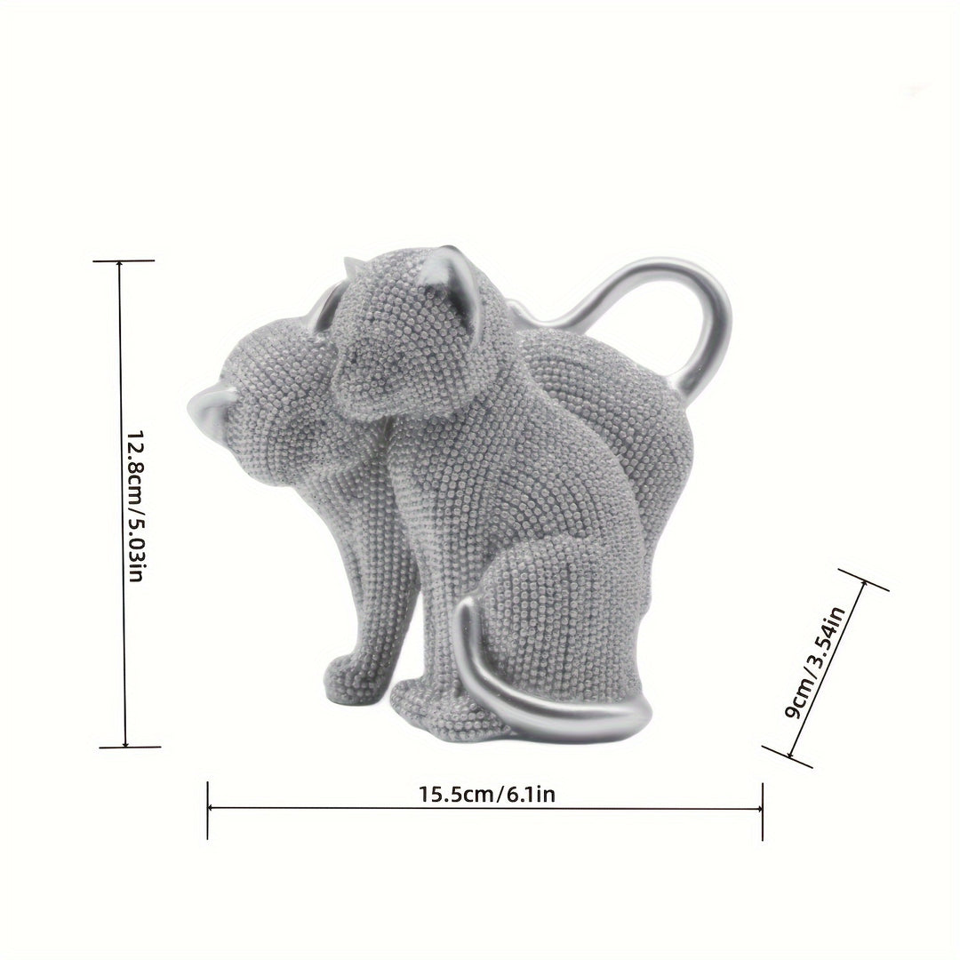 Elegance Cat Pair Sculpture