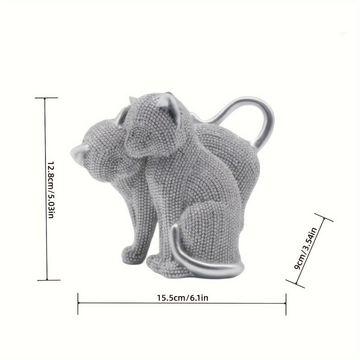 Elegance Cat Pair Sculpture