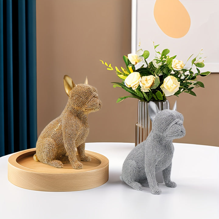 Brave French Bulldog Sculpture