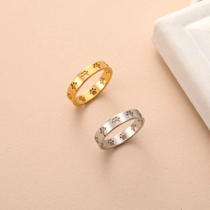Paw Ring Made of Stainless Steel for Women