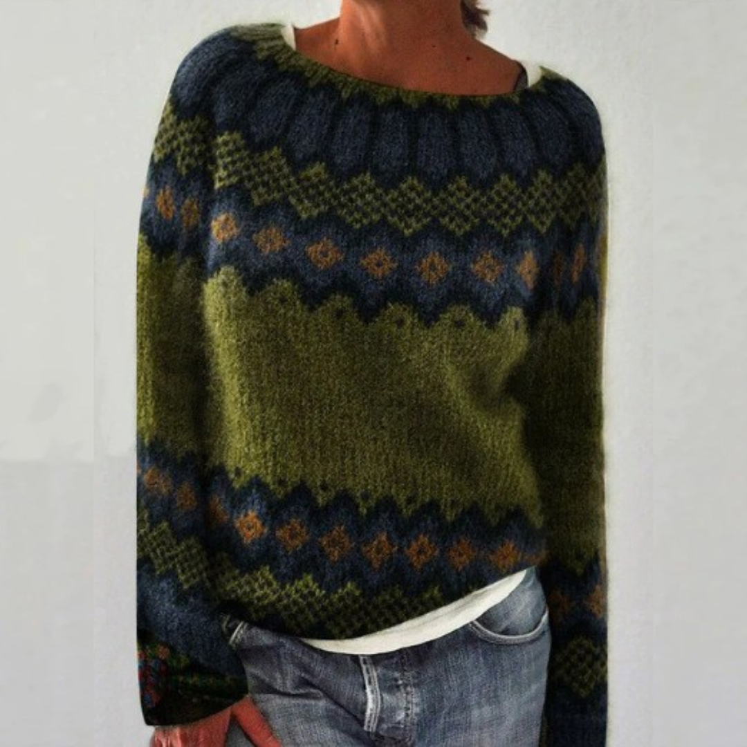SILVIA™ | Retro-Pullover