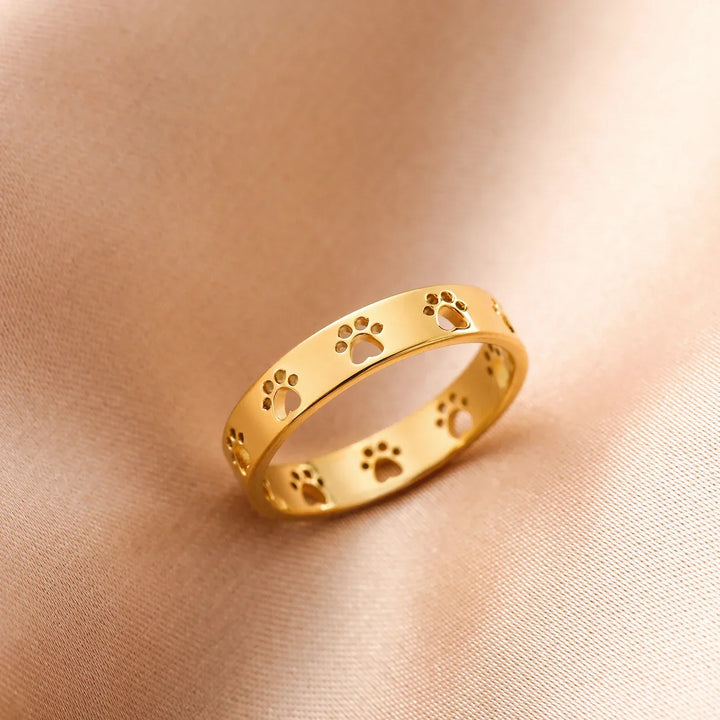 Paw Ring Made of Stainless Steel for Women