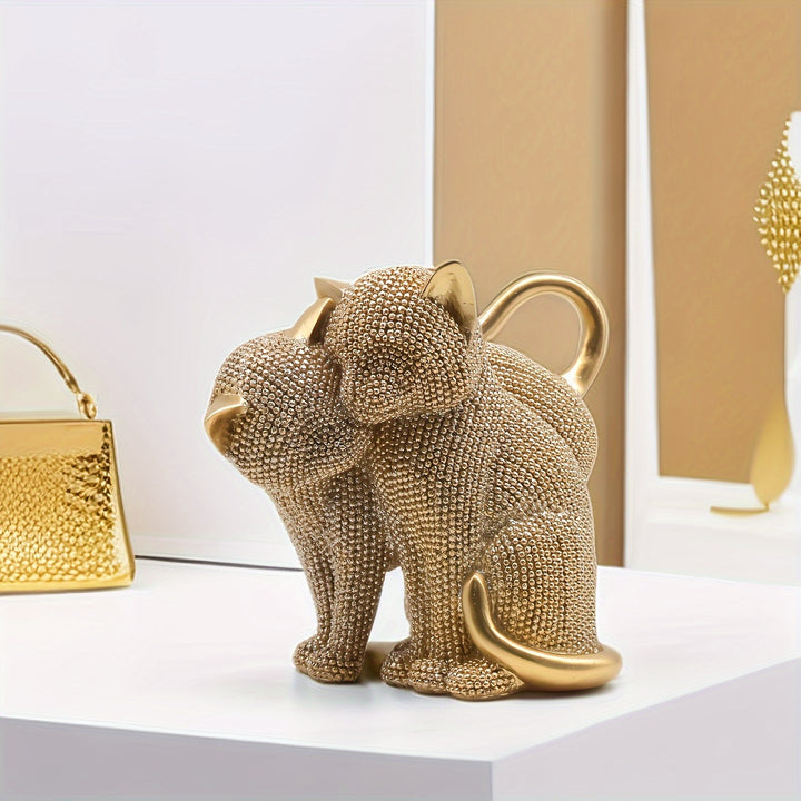 Elegance Cat Pair Sculpture