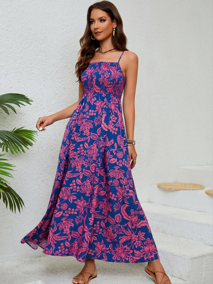 Emma™ | Bloemenprint Gathered Cami Jurk