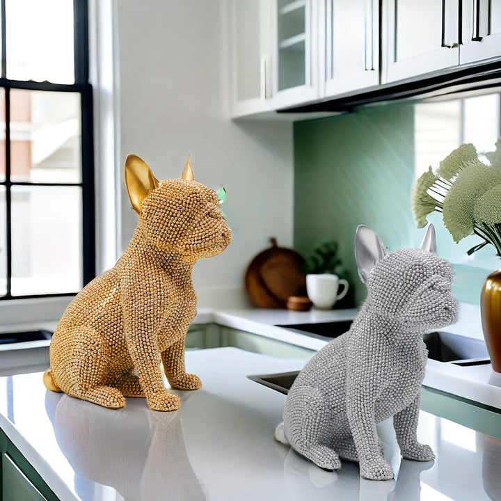Brave French Bulldog Sculpture