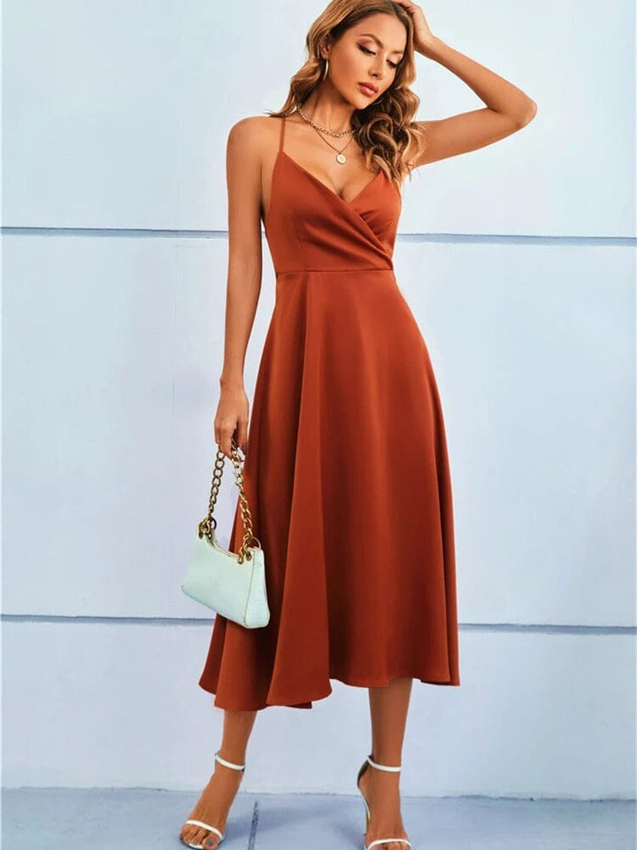Mia™ | Luxe Strapless Zijde Maxi Jurk
