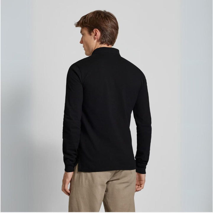 River - casual poloshirt met lange mouwen