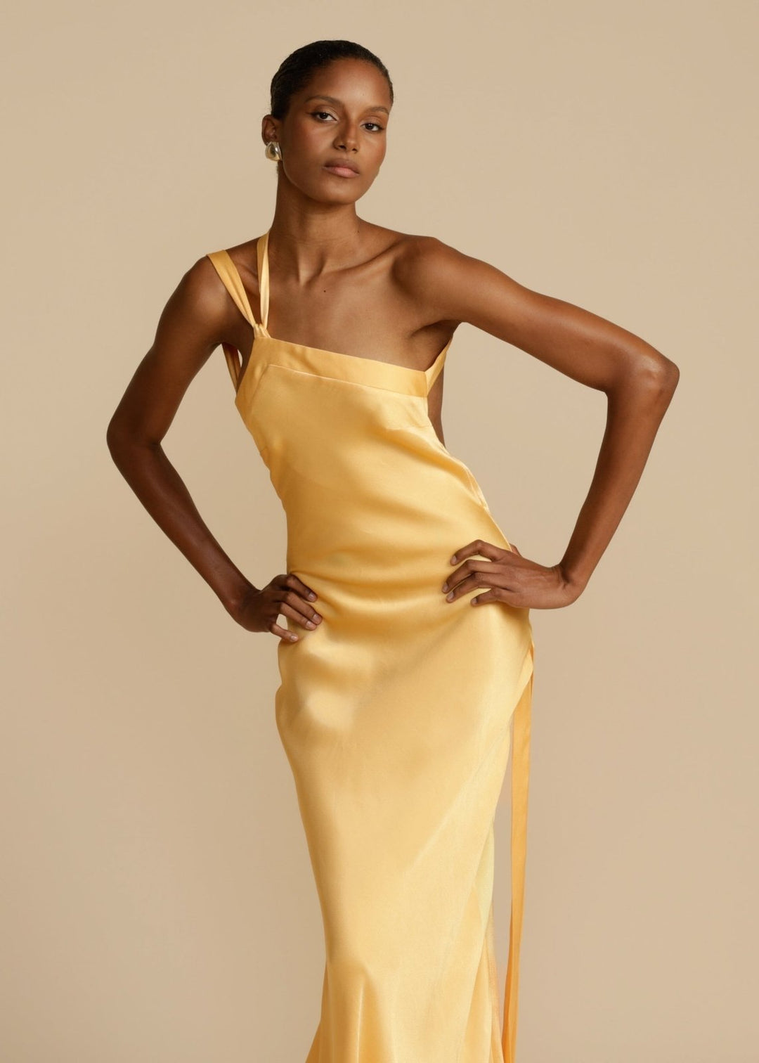Sophia™ | Zijde Maxi-jurk met Elegante Bandjes